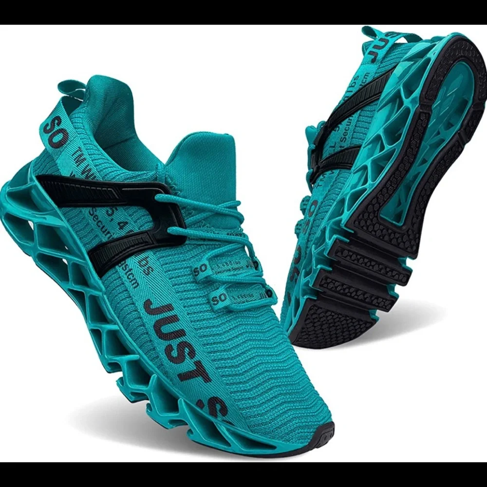 NWOT UMYOGO Women’s Nonslip Walking Blade Type Running Shoes in Teal Size 10 - Picture 6 of 7